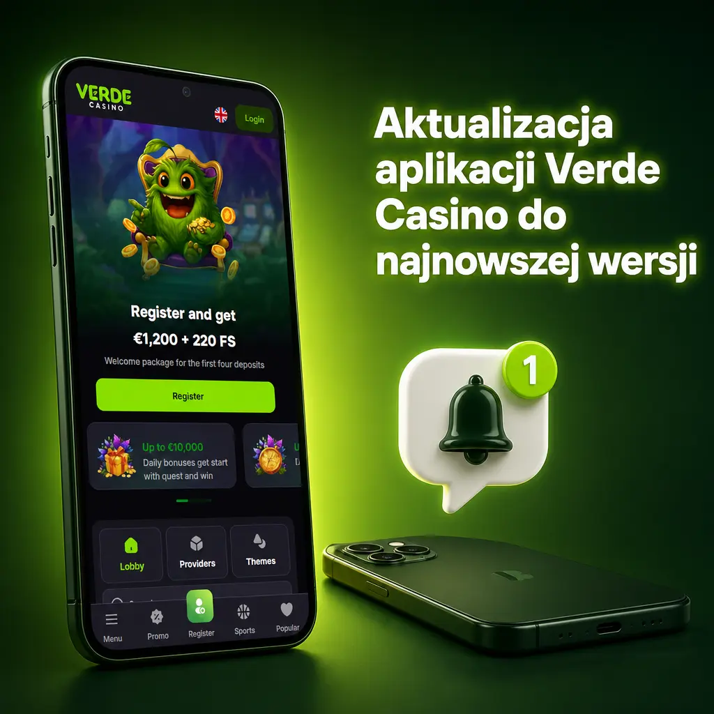 Aktualizacja aplikacji Verde Casino do wersji 1.9.4 - pobierz i zainstaluj najnowszy plik APK na Androida
