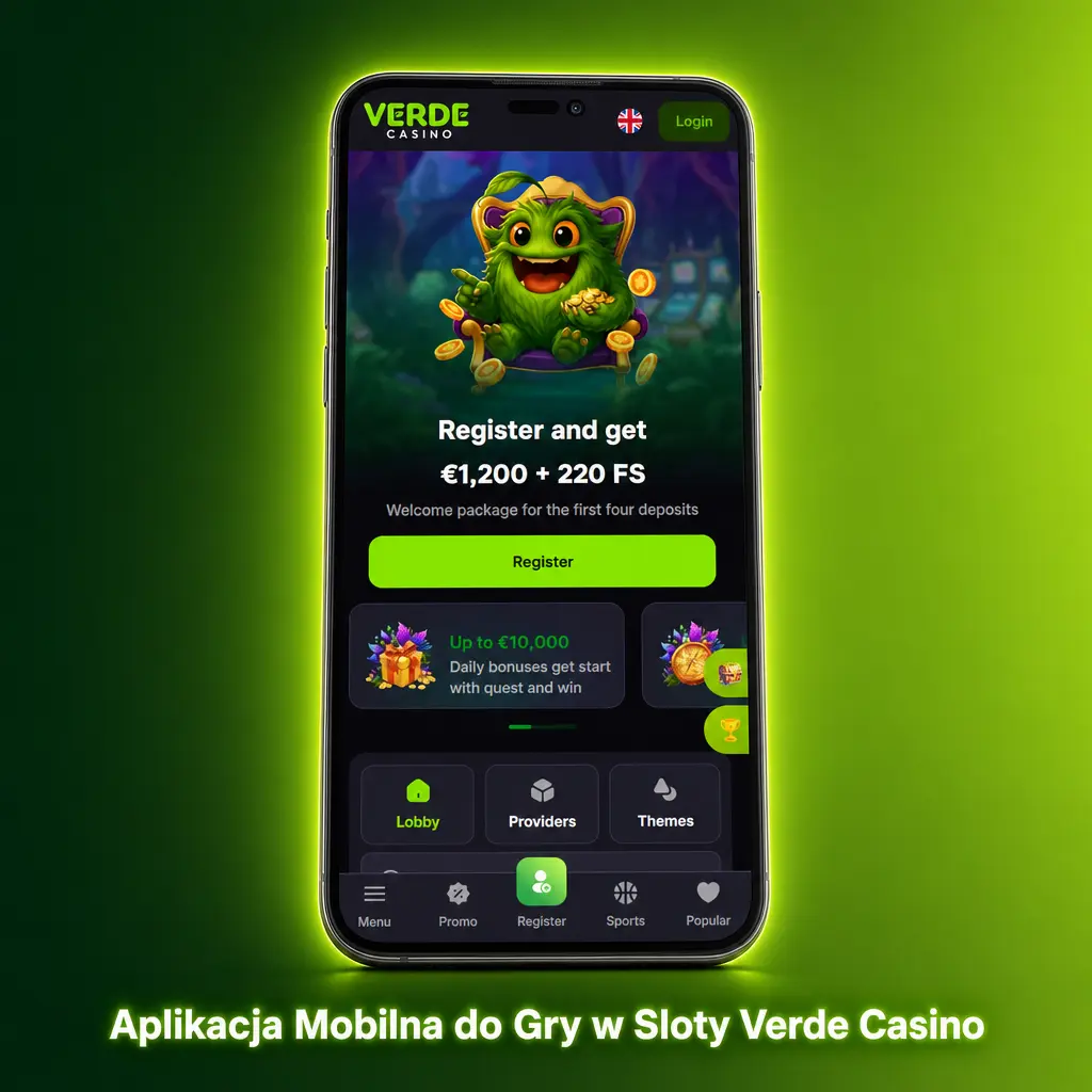 Aplikacja mobilna Verde Casino do gry w sloty na Androida i iOS – szybki dostęp do automatów z telefonu