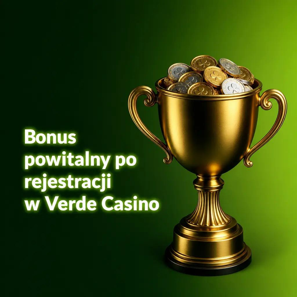 Bonus powitalny Verde Casino: PLN 5000 + 220 FS za pierwsze 4 wpłaty, wymóg obrotu x35.