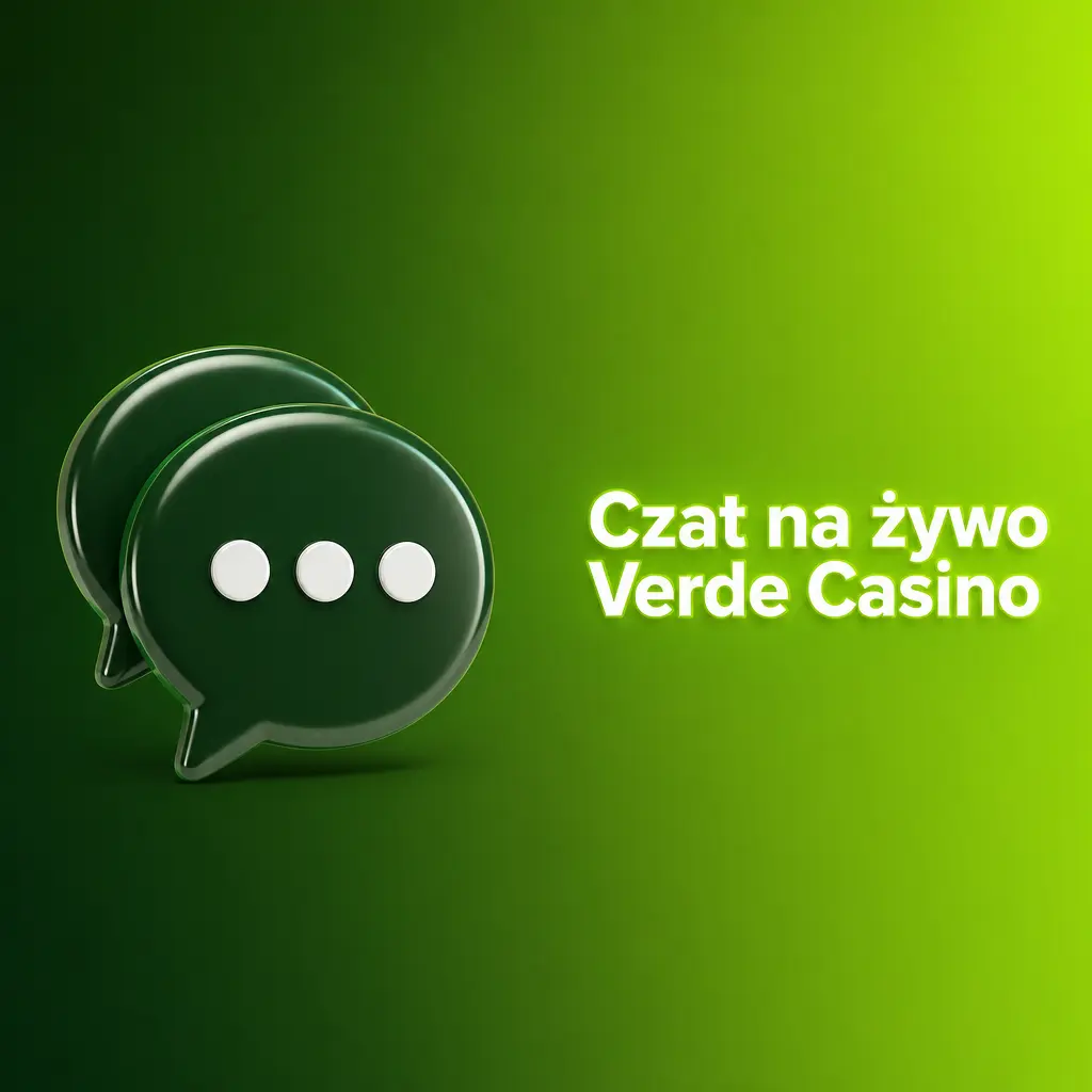 Czat na żywo Verde Casino – szybki kontakt z obsługą klienta dostępny 24/7 na stronie i w aplikacji mobilnej.