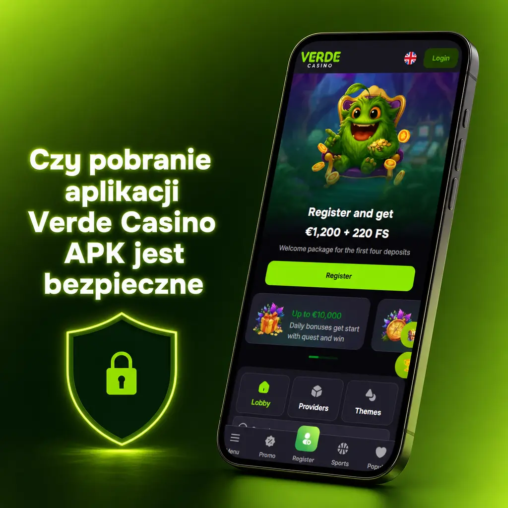 Bezpieczeństwo aplikacji Verde Casino APK – licencja Curacao i szyfrowanie SSL 256-bit danych użytkownika