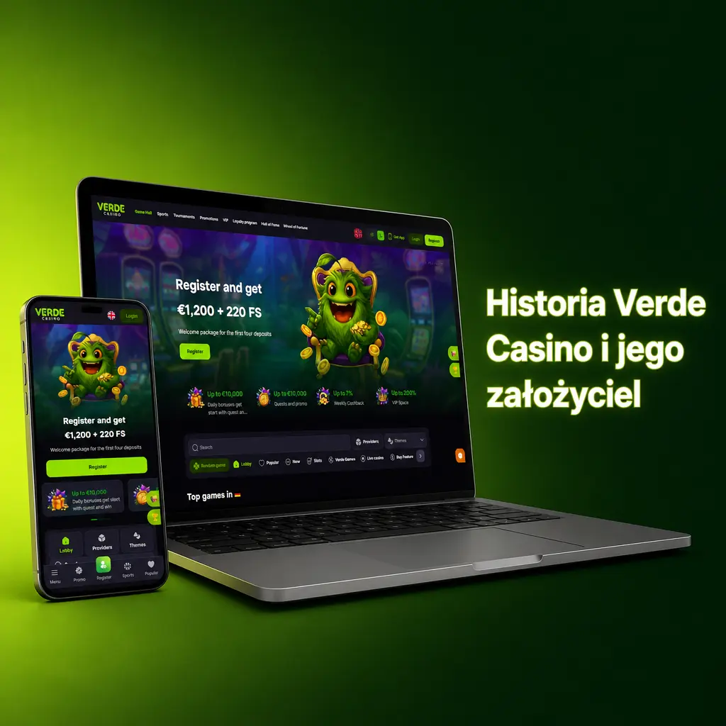 Historia Verde Casino od 2022 roku – założyciel Daniel Novak i rozwój platformy zakładów oraz kasyna online