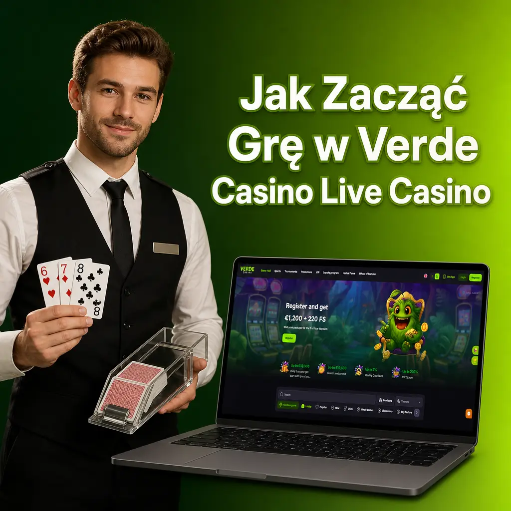 Instrukcja krok po kroku: rejestracja konta, wpłata środków i dołączenie do stołów Live Casino w Verde Casino.