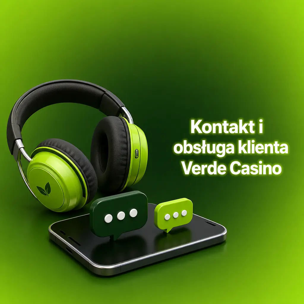Obsługa klienta Verde Casino 24/7 po polsku - czat na żywo, e-mail i sekcja FAQ dla graczy.