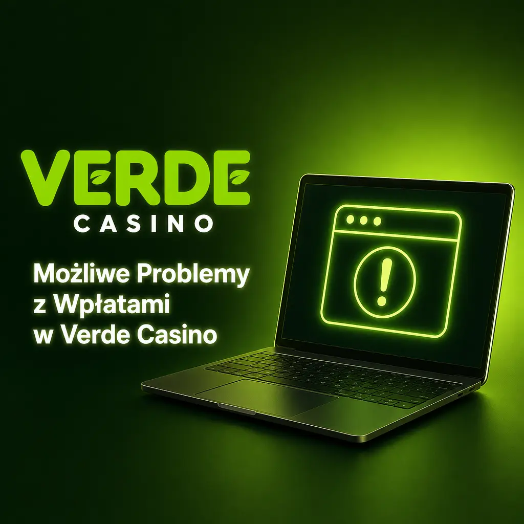 Możliwe problemy z wpłatami w Verde Casino – opóźnienia, odrzucona autoryzacja, limity dzienne i niezgodność danych osobowych.