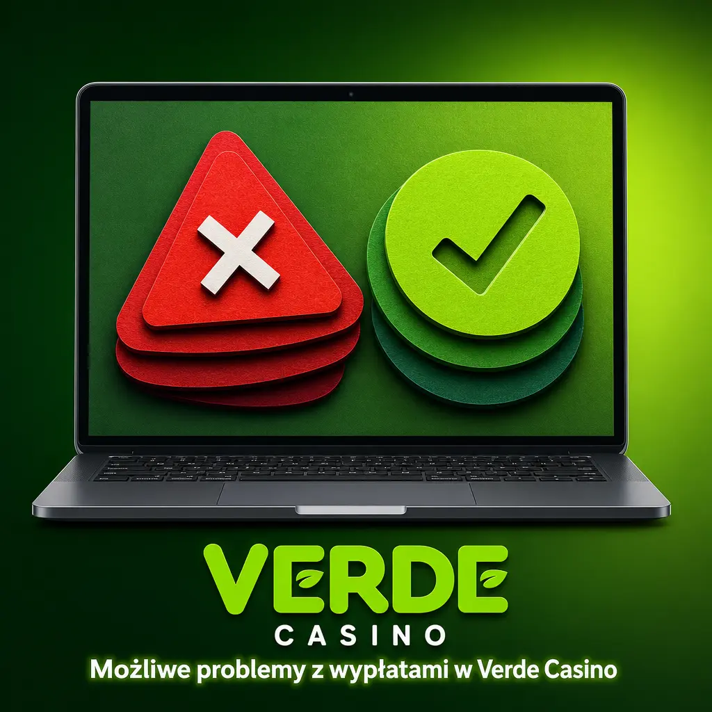 Problemy z wypłatami w Verde Casino – weryfikacja konta, wymóg obrotu, limity wypłat i zgodność danych płatności.