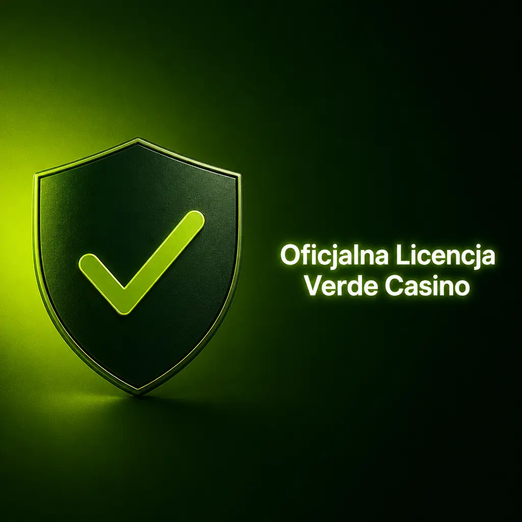Oficjalna licencja Verde Casino od Curaçao Gaming Authority, numer 8048/JAZ2023-142, wydana w 2023 roku