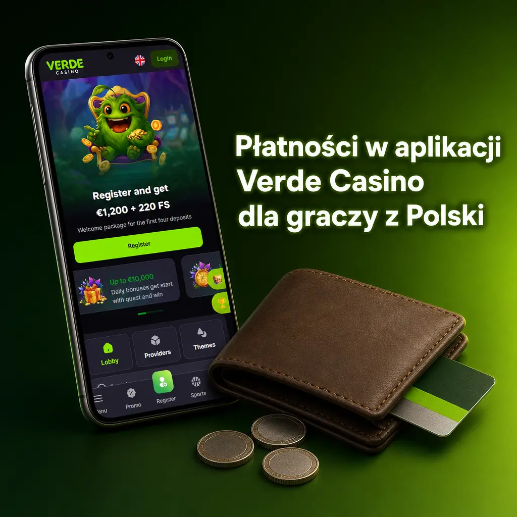 Metody płatności w aplikacji Verde Casino: VISA, Mastercard, Revolut, kryptowaluty i inne opcje dla graczy z Polski