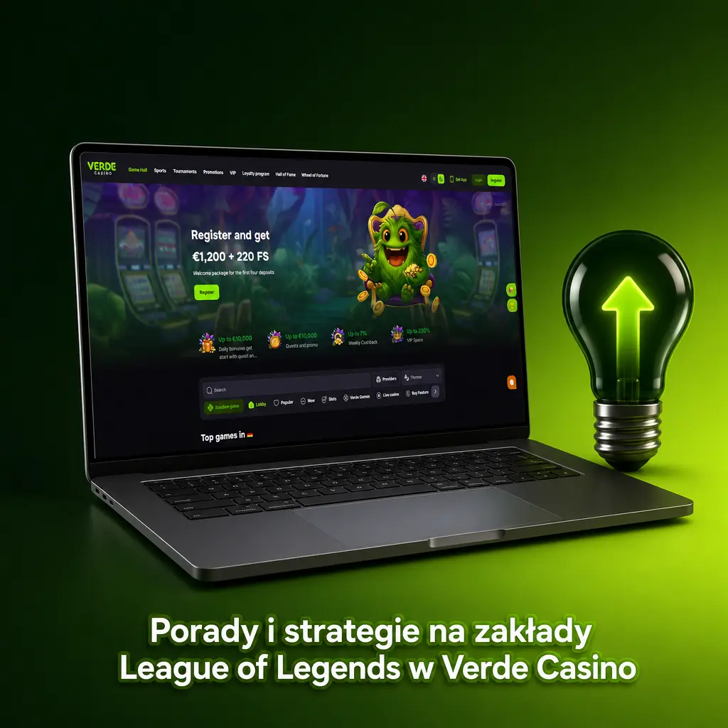 Porady i strategie na zakłady League of Legends w Verde Casino – analiza drużyn, met, kursów i zarządzanie bankrollem.