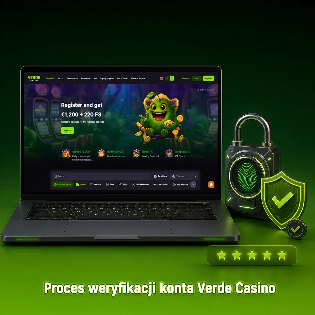 Proces weryfikacji konta w Verde Casino – dokumenty tożsamości, adresu i metody płatności wymagane przed wypłatą środków