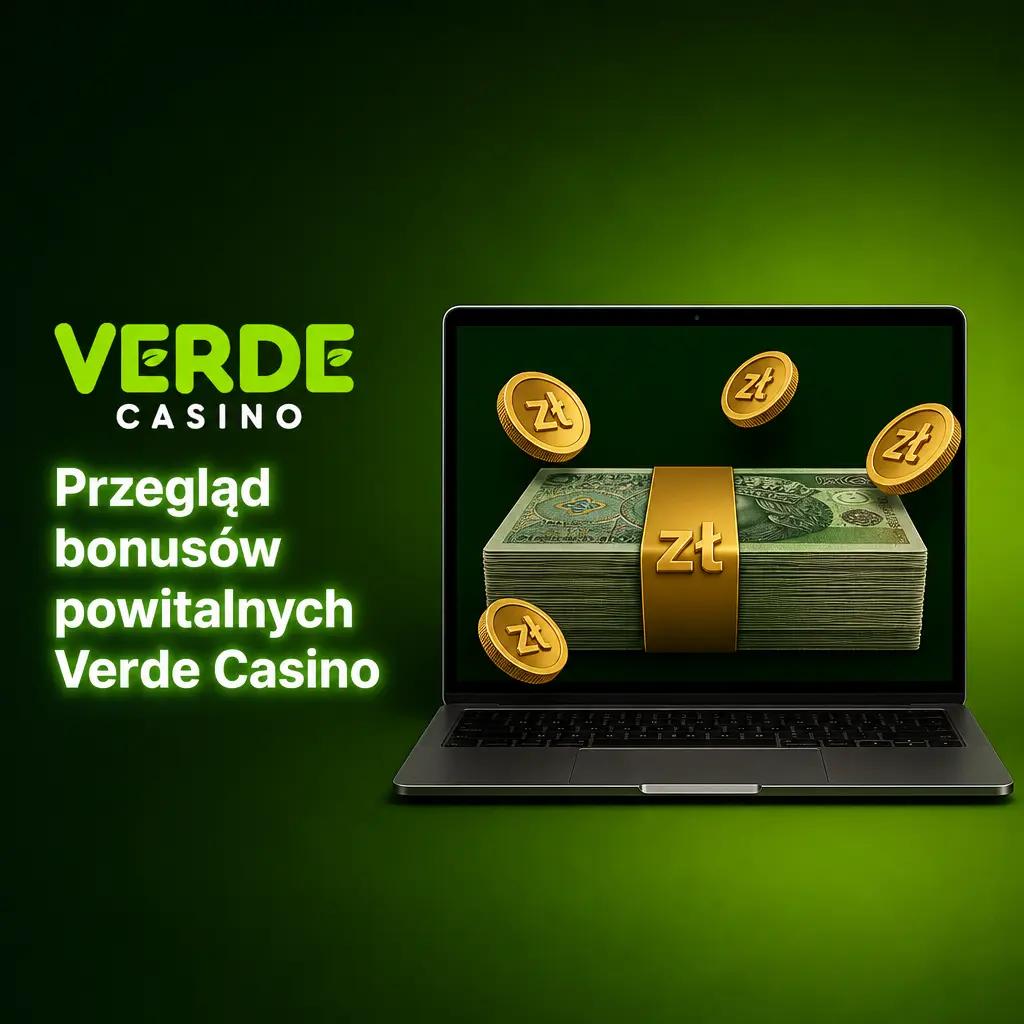 Tabela bonusów powitalnych Verde Casino – cztery depozyty, bonusy procentowe, free spiny i wymagania obrotu x40