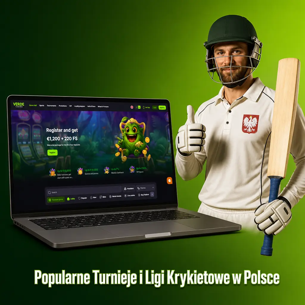 Popularne turnieje krykieta w ofercie Verde Casino – ODI, T20 i mecze testowe z kursami przedmeczowymi oraz zakładami na żywo