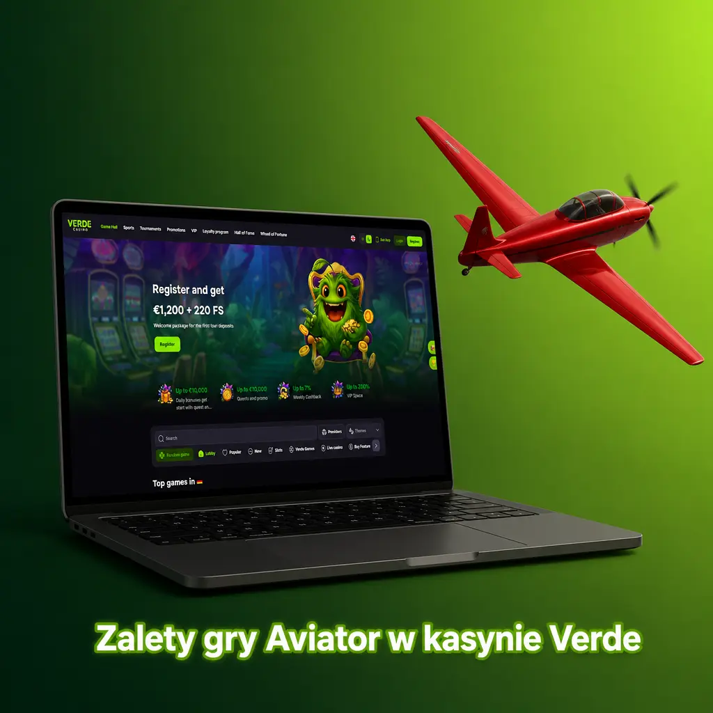 Zalety gry Aviator w kasynie Verde: szybkie rundy, niski próg wejścia, tryb demo, bonus powitalny i Auto Cash Out