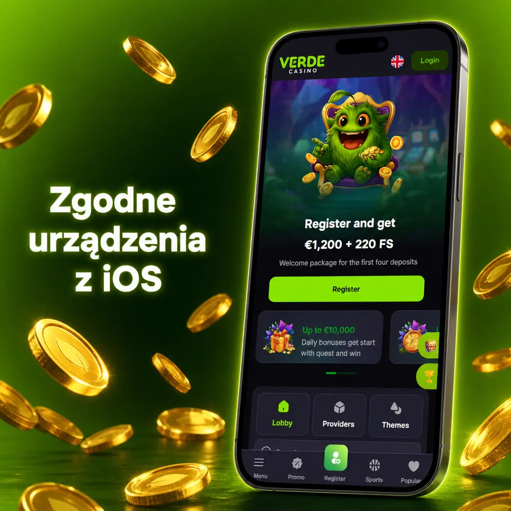 Lista modeli iPhone zgodnych z aplikacją Verde Casino na system iOS, od iPhone X do iPhone 15 Pro Max