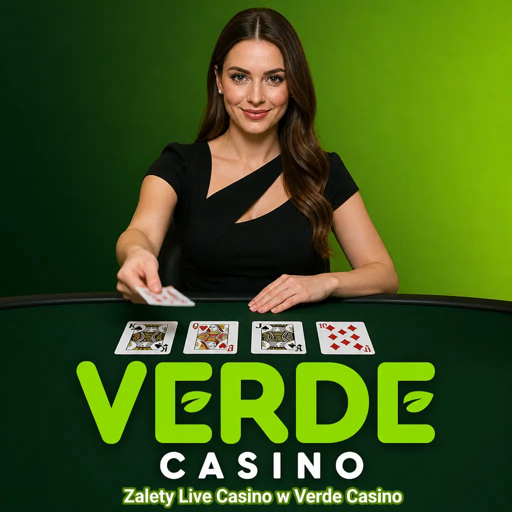 Live Casino w Verde Casino: transmisja HD/4K, czat z krupierem, stoły od 1 PLN i dostępność 24/7.