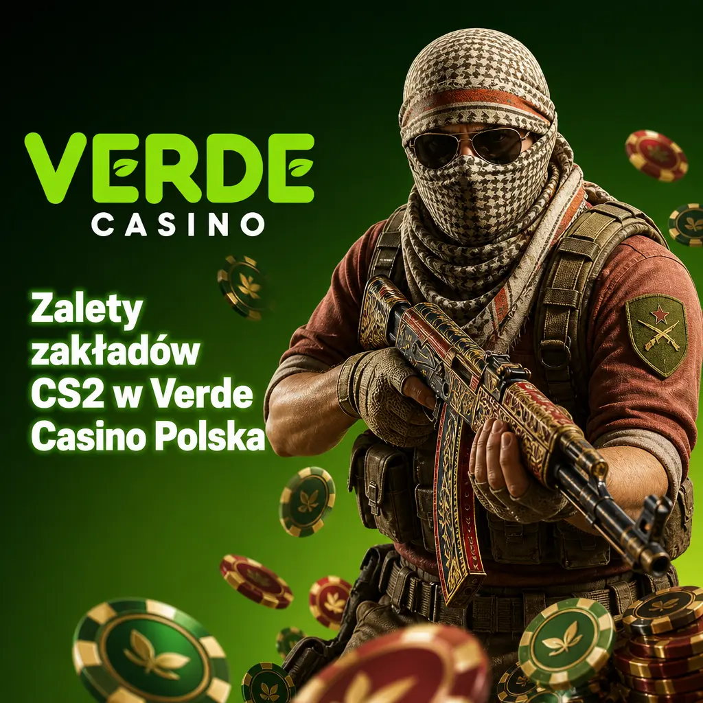 Zalety zakładów CS2 w Verde Casino Polska: bonus powitalny, BLIK, Przelewy24, wsparcie 24/7 i aplikacja mobilna